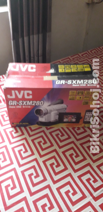 JVC  Camcorder Model GR-SXM280 Super VHS Made in Japan